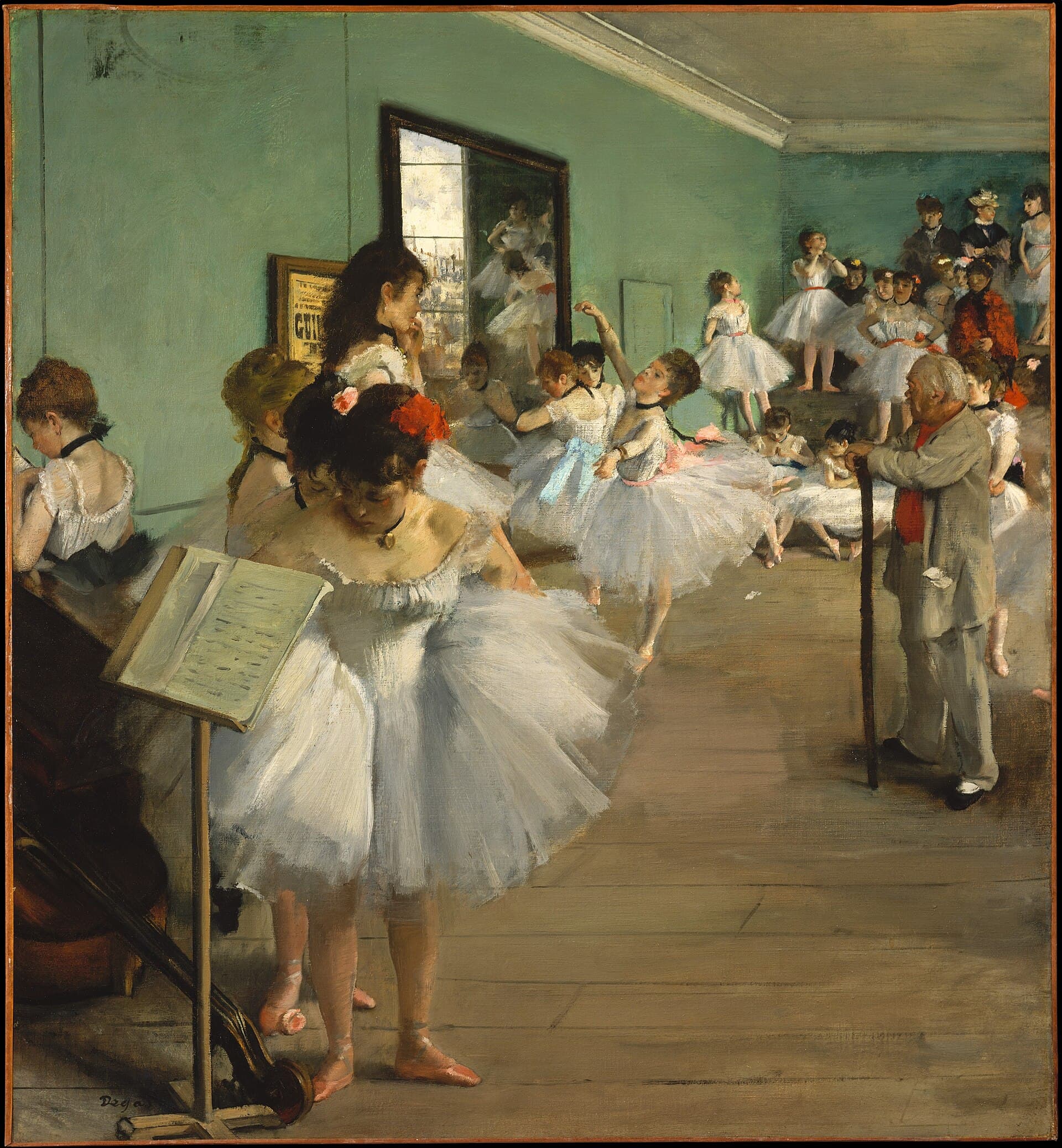 Edgar Degas, The Dance Class, 1874