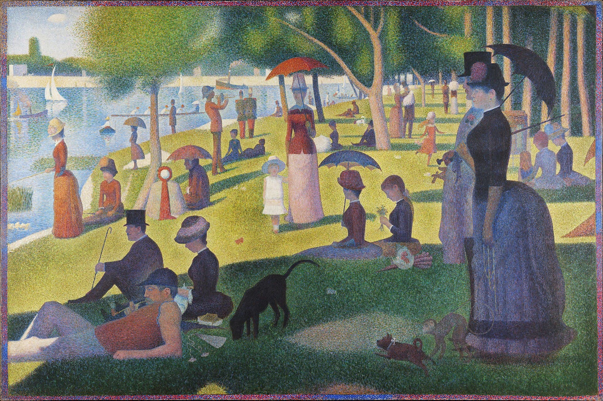 Georges Seurat, A Sunday on La Grande Jatte, 1884