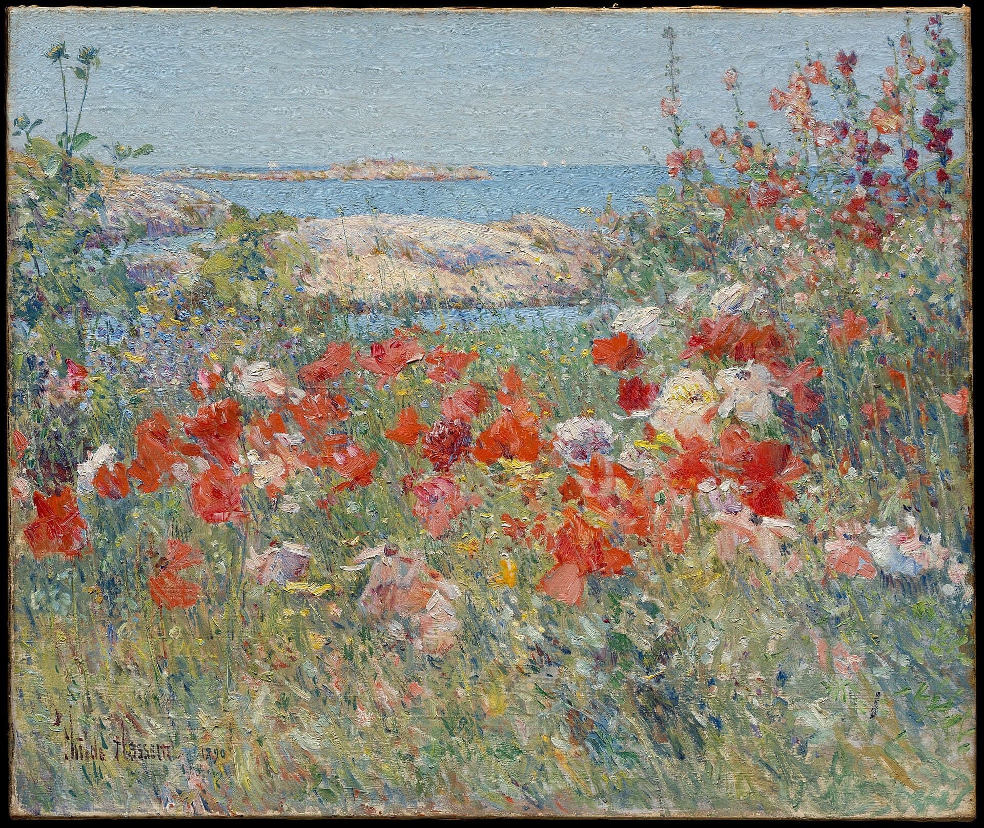 Childe Hassam, Celia Thaxter's Garden, Isles of Shoals, 1890